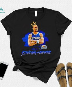 We talk Dallas Mavericks standing on bidness shirt