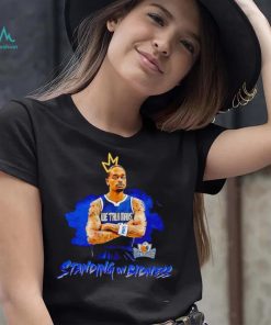 We talk Dallas Mavericks standing on bidness shirt