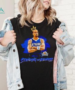 We talk Dallas Mavericks standing on bidness shirt
