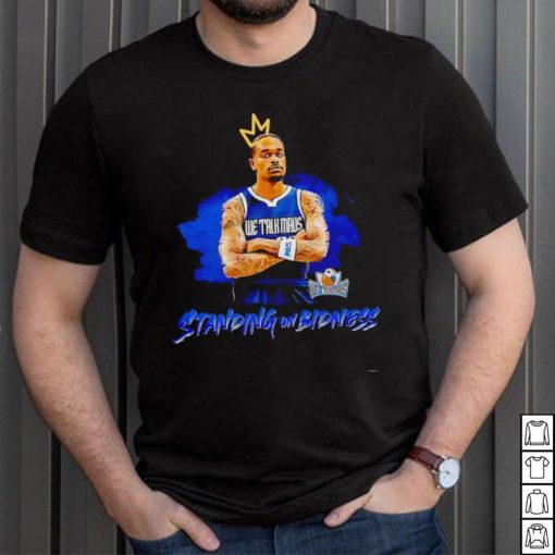 We talk Dallas Mavericks standing on bidness shirt
