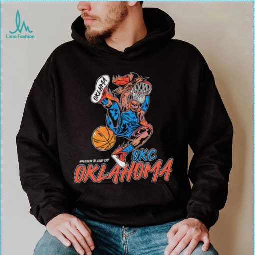Welcome to loud city Oklahoma City Thunder basketball shirt