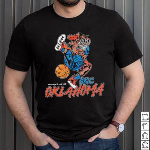 Welcome to loud city Oklahoma City Thunder basketball shirt