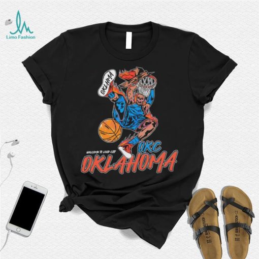 Welcome to loud city Oklahoma City Thunder basketball shirt