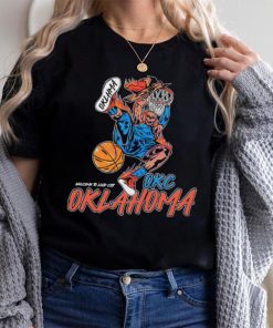 Welcome to loud city Oklahoma City Thunder basketball shirt