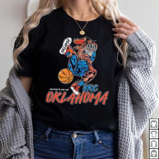 Welcome to loud city Oklahoma City Thunder basketball shirt