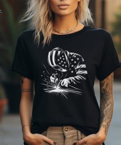 Welder American Flag Usa Patriotic Welding Welder T Shirt