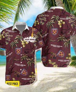 West Ham United F.C 3D Hawaiian Shirt And Shorts Custom Name Beach Shirt