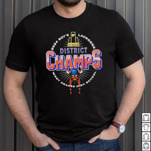 West Orange High School 2024 Boy’s Lacrosse District Champs shirt