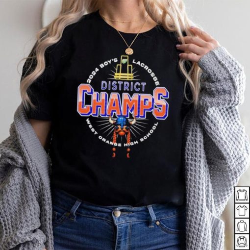West Orange High School 2024 Boy’s Lacrosse District Champs shirt
