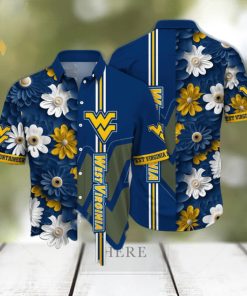 West Virginia Mountaineers NCAA Flower Hot Outfit All Over Print Hawaii Shirt And Tshirt