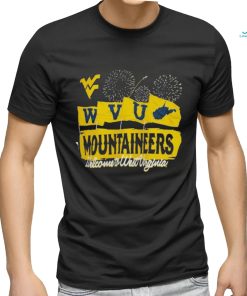 West Virginia Mountaineers Unisex Hyper Local Firework Flags T Shirt