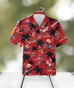 Western Kentucky Hilltoppers Coconut Tree Island Flamingo Play Football Hawaiian Shirt All Over Print For Men Women