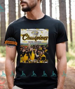 Western Michigan Broncos 2024 MAC Baseball Tournament Champions Shirt