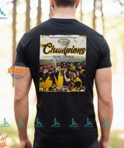 Western Michigan Broncos 2024 MAC Baseball Tournament Champions Shirt