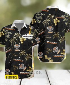 Wests Tigers 3D Hawaiian Shirt And Shorts Custom Name Beach Shirt