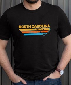Where I'm From Adult North Carolina State Stripe T Shirt