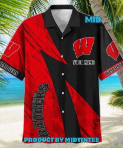 Wisconsin Badgers Personalized Hawaiian Shirt Trending Summer