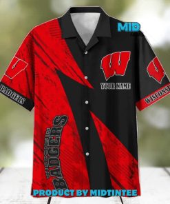 Wisconsin Badgers Personalized Hawaiian Shirt Trending Summer