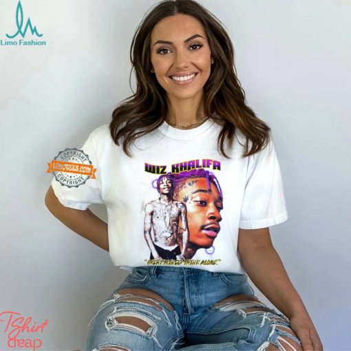 Wiz Khalifa Great Minds Think Alone Rapper Bootleg Vintage Shirt