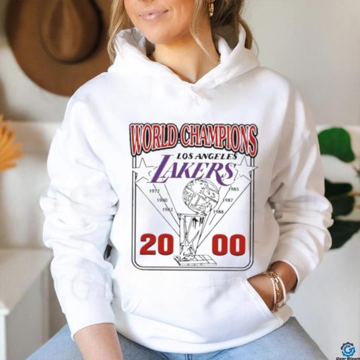 World Champions Los Angeles Lakers 2000 shirt