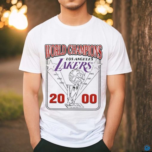 World Champions Los Angeles Lakers 2000 shirt