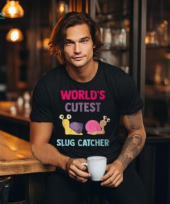 World's Cutest Slug Catcher Little Bug Hunter T Shirt