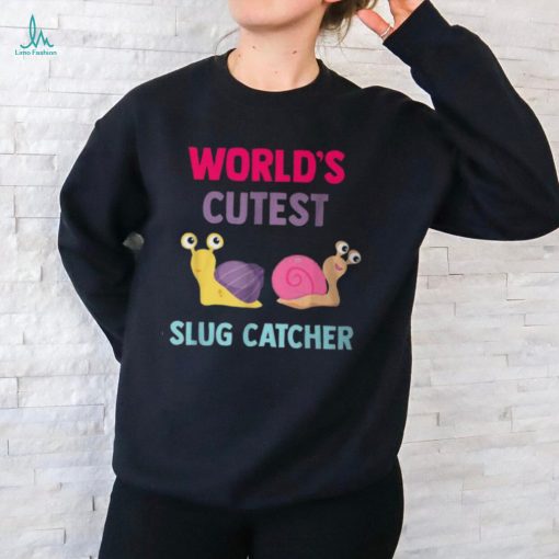 World’s Cutest Slug Catcher Little Bug Hunter T Shirt