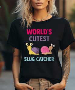 World's Cutest Slug Catcher Little Bug Hunter T Shirt