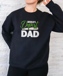 World's Dopest Dad Cannabis Marijuana Weed Fathers Day T Shirt