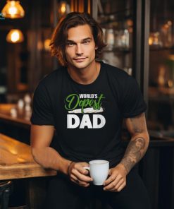 World's Dopest Dad Cannabis Marijuana Weed Fathers Day T Shirt