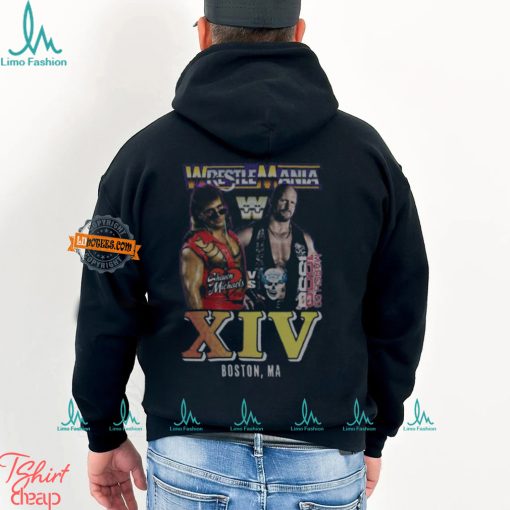 Wrestlemania 14 XIV Stone Cold Steve Austin Shawn Michaels Boston T shirt