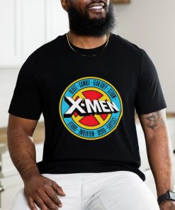 X men Beast Gambit Jean Grey Storm logo shirt