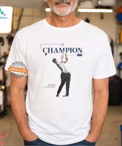 Xander Schauffele Logo On Champion Shirt