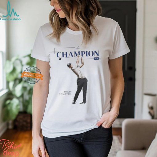 Xander Schauffele Logo On Champion Shirt