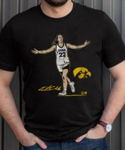 Youth Iowa Hawkeyes Black Caitlin Clark Star T Shirt