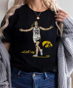 Youth Iowa Hawkeyes Black Caitlin Clark Star T Shirt