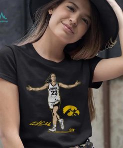 Youth Iowa Hawkeyes Black Caitlin Clark Star T Shirt