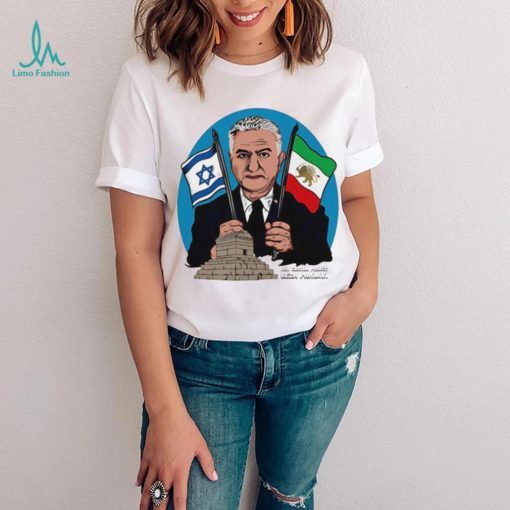 Zionmerch Reza Pahlavi flag shirt