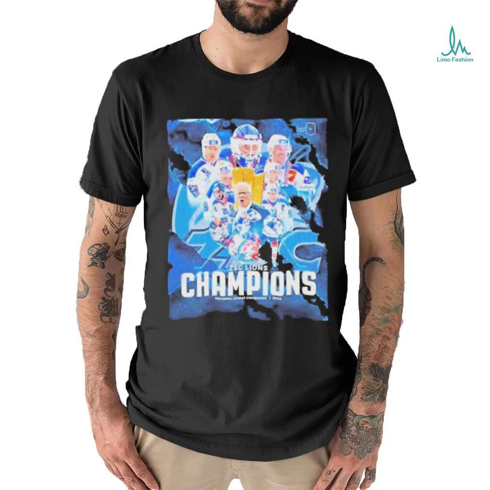 Zsc Lions Champions National League Champions 2024 Schweizer Meister Shirt Zsc Lions Champions National League Champions 2024 Schweizer Meister Shirt
