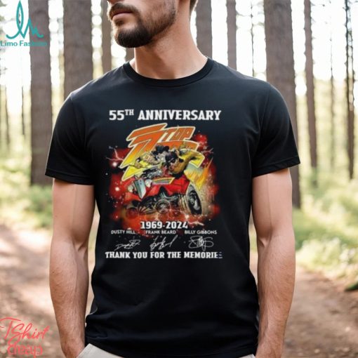 Zz Top 55th Anniversary 1969 2024 T Shirt