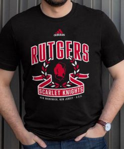adidas Men's Rutgers Scarlet Knights Black Class Dismissed T Shirt