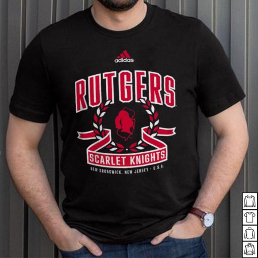 adidas Men’s Rutgers Scarlet Knights Black Class Dismissed T Shirt