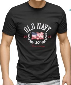 old navy men's us flag 2024 30th anniversary t shirt