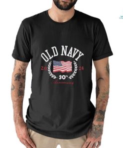 old navy men's us flag 2024 30th anniversary t shirt