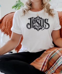 white jesus T shirt