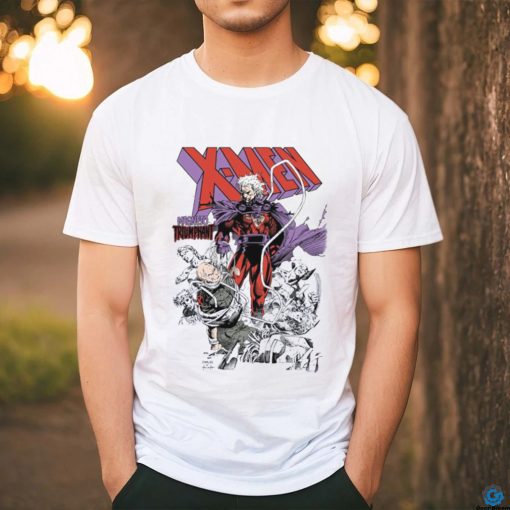 x men magneto triumphant women’s cropped ringer t shirt