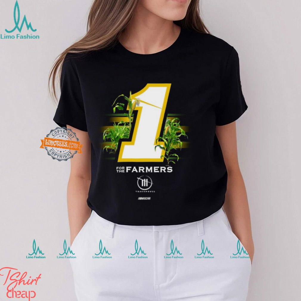 1 for the Farmers Ross Chastain Trackhouse Racing Team Collection For The Farmers Busch Light Car T Shirt 1 for the Farmers Ross Chastain Trackhouse Racing Team Collection For The Farmers Busch Light Car T Shirt