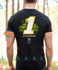 1 for the Farmers Ross Chastain Trackhouse Racing Team Collection For The Farmers Busch Light Car T Shirt