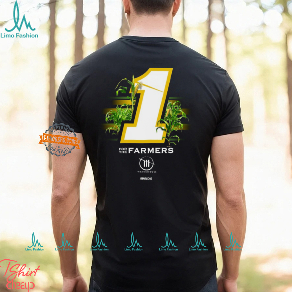 1 for the Farmers Ross Chastain Trackhouse Racing Team Collection For The Farmers Busch Light Car T Shirt 1 for the Farmers Ross Chastain Trackhouse Racing Team Collection For The Farmers Busch Light Car T Shirt