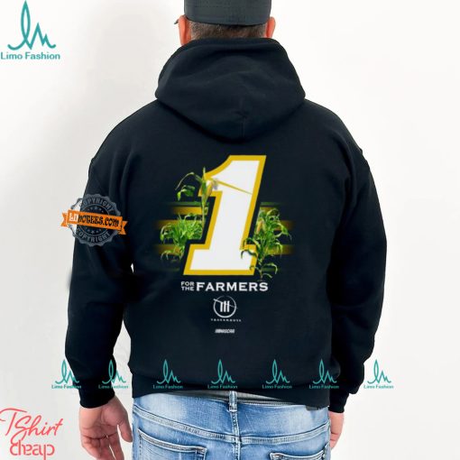 1 for the Farmers Ross Chastain Trackhouse Racing Team Collection For The Farmers Busch Light Car T Shirt